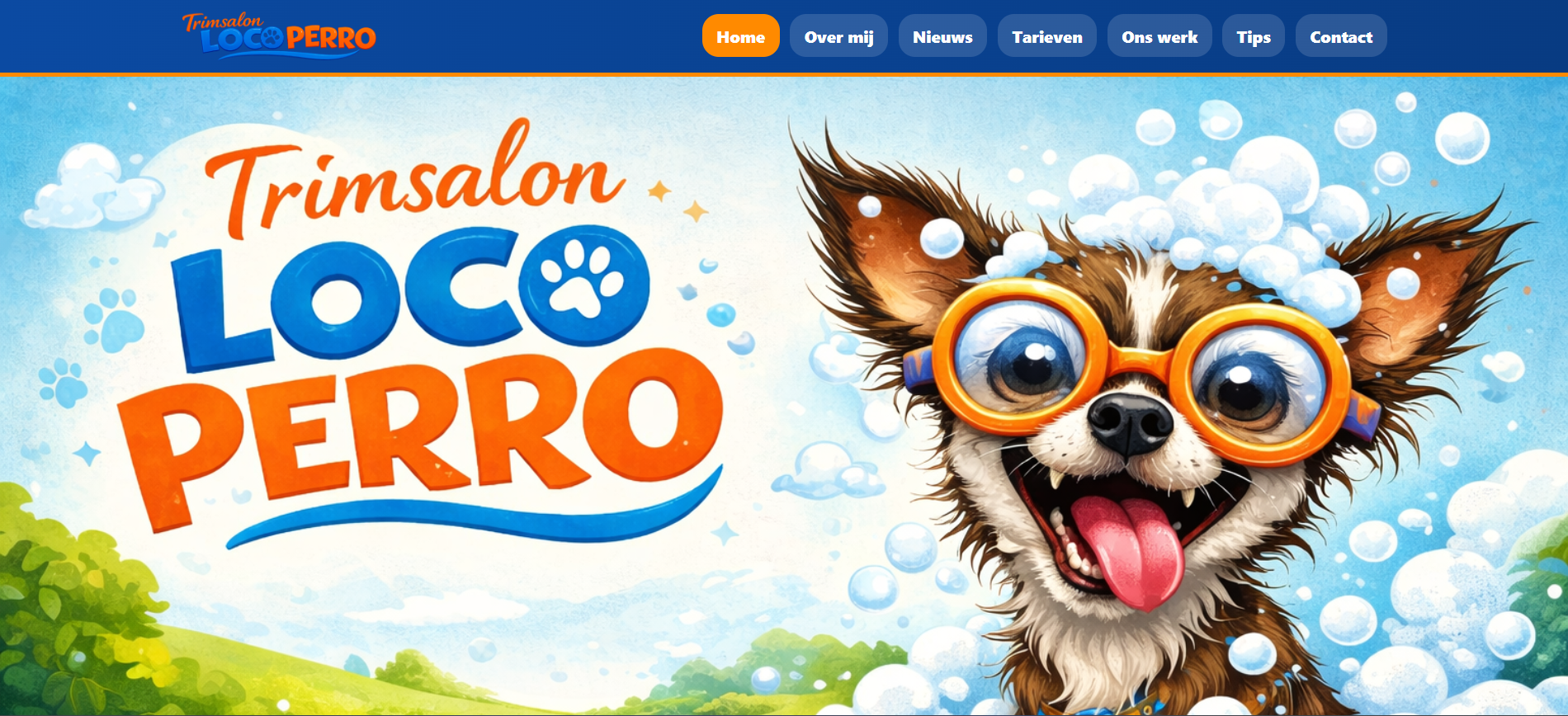 Trimsalon Loco Perro website