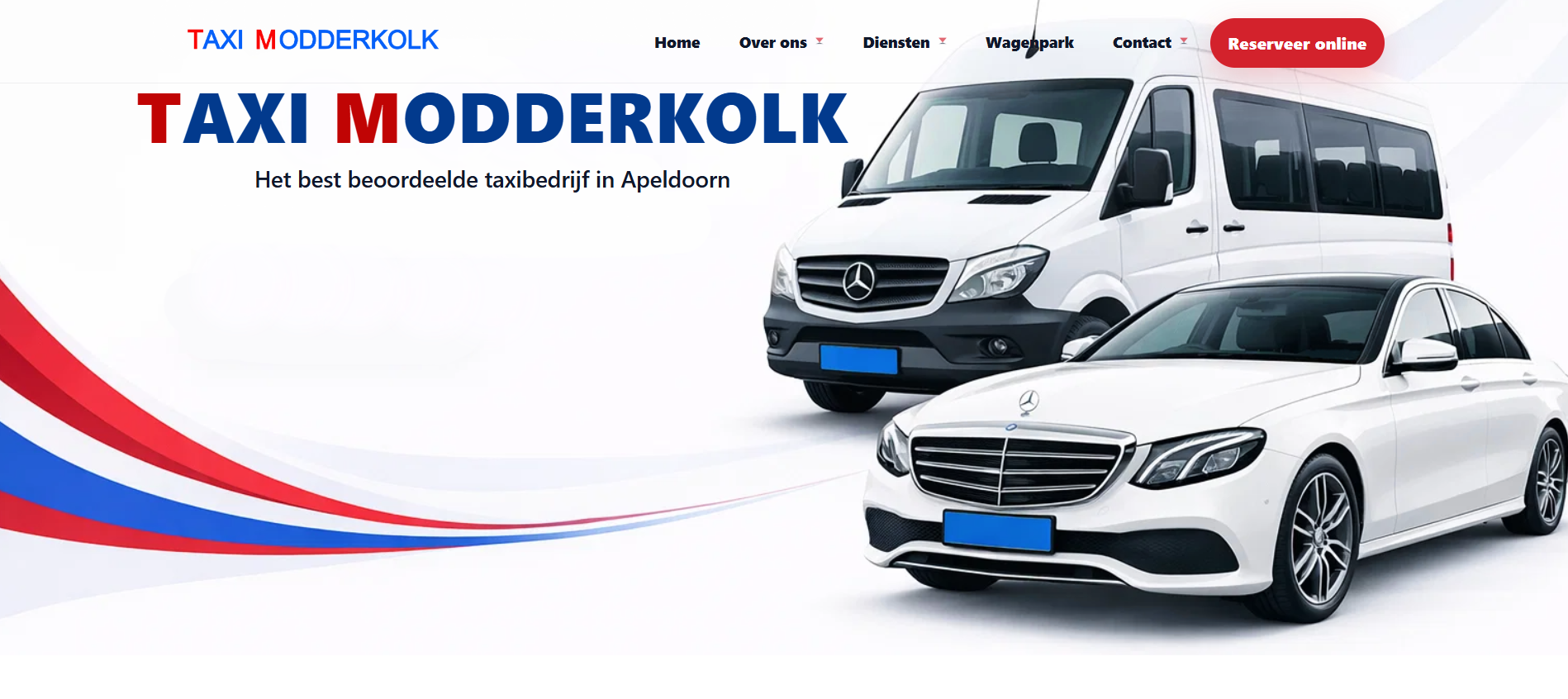 Taxi Modderkolk website